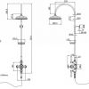 Термостатическая душевая система Burlington H13-BI - превью 2