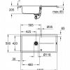 Мойка для кухни прямоугольная композитная Grohe K500 50-C 86/50 1.0 31644AP0 - превью 2