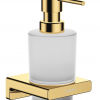 Дозатор для жидкого мыла Hansgrohe AddStoris полированное золото 41745990 - превью 1