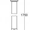 Душевой шланг Grohe VitalioFlex Trend 1750 мм черный матовый 287422432 - превью 2