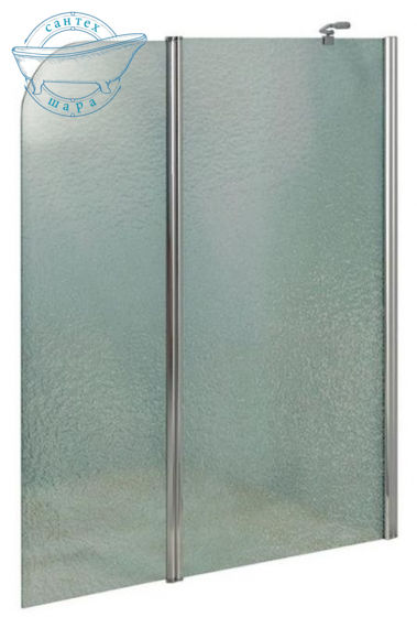Шторка для ванны Lidz Brama 142x120 (Профиль - хром, стекло - Frost) правая SS120x140R.CRM.FR - фото 1