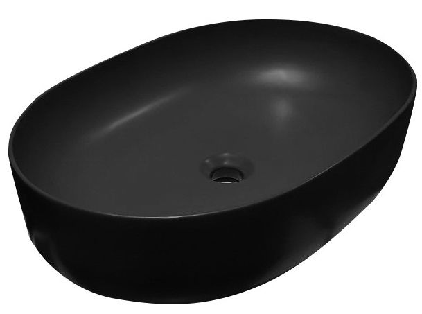 Раковина на столешницу Kerasan Nolita 60 см черный матовый 5343 31 - фото 1