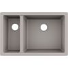 Мойка для кухни под столешницу Hansgrohe S51 S510-U635 SilicaTec серый бетон 43433380 - превью 1