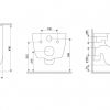 Унитаз подвесной Am.Pm X-Joy C85A1701SC с сиденьям Soft Close - превью 2
