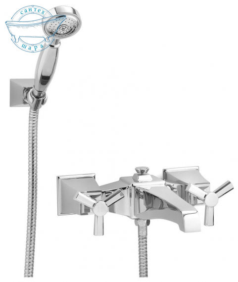 Змішувач для ванни Devon &amp; Devon Time хром 2TIME234MCR з душовим гарнітуром - фото 1