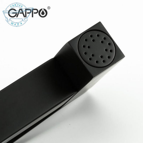 Гигиенический душ GAPPO черный матовый G7207-6 - фото 5