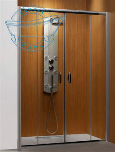 Душевая дверь 160 см (Стекло - фабрик) RADAWAY Premium Plus DWD 33363-01-06N