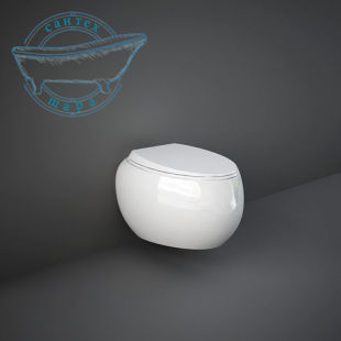 Унитаз подвесной RAK Ceramics CLOUD CLOWC1446AWHA (Без сиденья) белый глянец