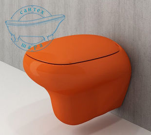Унитаз подвесной Bocchi Fenice (Без сиденья) оранжевый 1166-012-0129